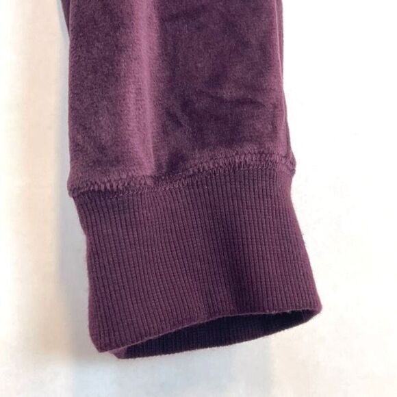 Honey Dew Lounge Set Women's Small Plum Purple Soft Velour Sweatsuit 2 Piece - Picture 16 of 16